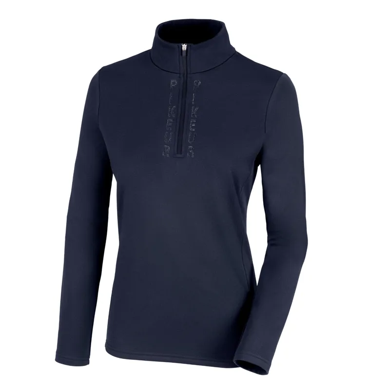 Pikeur Classic Sports Ladies Zip Shirt - Night Sky